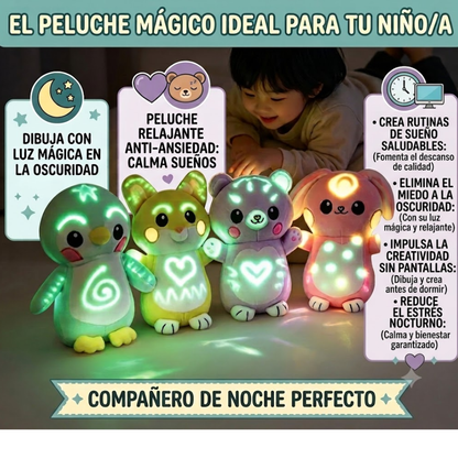 LumiBuddy™ El peluche  antiansiedad que cobra vida en la oscuridad